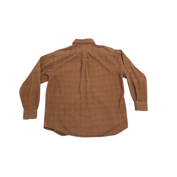 Roundtree & Yorke Glen Check Plaid Flannel Button Up Shirt Men’s Size Large - Picture 2 of 5